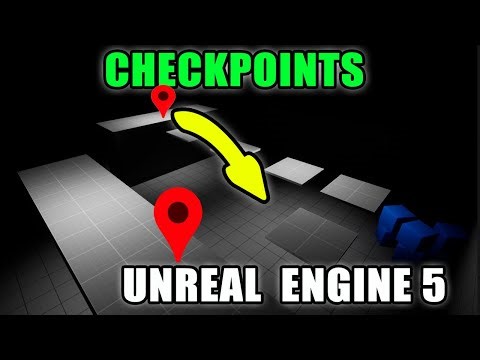 Como Crear/ Hacer CheckPoints en Unreal Engine 5