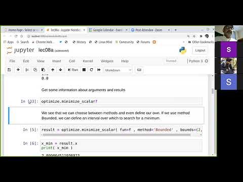 lec08a - minimization using scipy.optimize