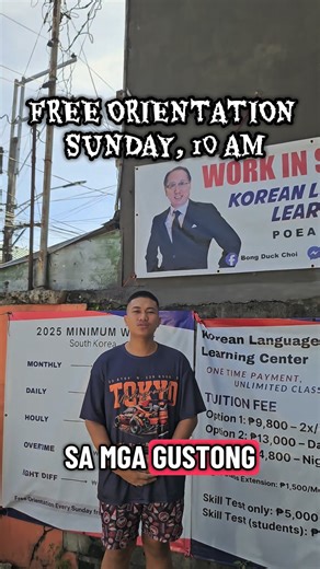 23K views · 415 reactions | CATHEDRAL LIPA CITY BATANGAS. POEA EPS TOPIK BONG DUCK CHOI KOREAN LANGUAGE TUTORIAL CENTER. Thank you Carlo, One of our students from #Mindoro who is also staying in our #dormitory. FREE ORIENTATION, This Sunday, Nov 2,2025 10 am onwards Cathedral, Mabini St Brgy 9 Lipa City Batangas. #lipacity #cathedral #bongduckchoi | Bong Duck Choi Korean Language Tutorial Center | Facebook
