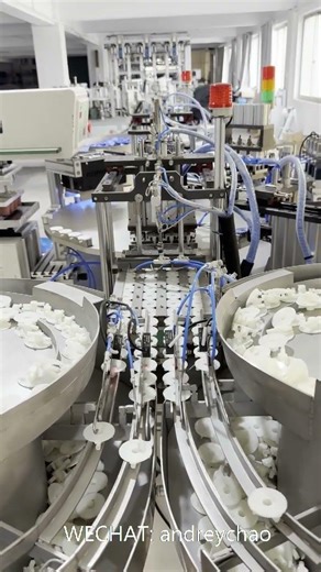 Automatic assembly making machine of medical IV infusion pump flow regulator ink pad printing