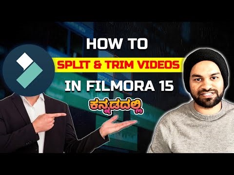 Split and Trim In Filmora 15 | Filmora video editor tutorial in Kannada
