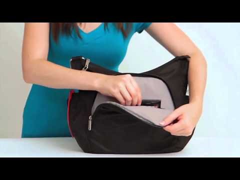 Travelon Classic RFID Blocking Anti-Theft Crossbody Bucket Bag 42757