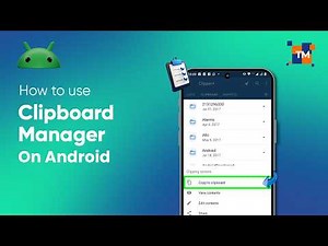 How to Use Clipboard Manager on Android | Clipboard History