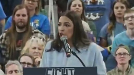 AOC slammed for cringe speech tactic used by Kamala Harris