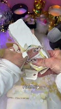 I really starting to like the plaster! #asmr #relax #wax #asmrtapping #satisfying