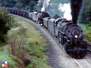 170K views · 10K reactions | Norfolk & Western's biggest steam, double-headed with a pusher on a coal drag. From the Green Frog show "Steam in the 1950s, Volume 1 N&W, CN, CP, B&O" https://rfd.video/Steam50s1 | Steam Giants | Facebook