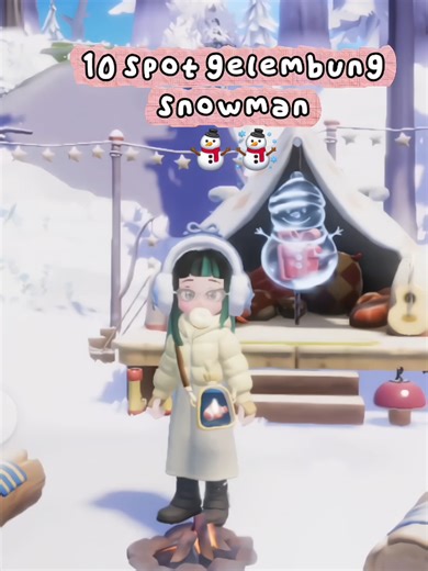 10 spot gelembung snowman Heartopia ☃️⛄ | ohiya spot 1 dan spot 2 udah aku pop bubble nya jadi di vt ga keliatan hihi maapkeun 🫶🏻 #heartopiatips #heartopiatutorial #heartopiaindonesia #heartopia #heartopiagame
