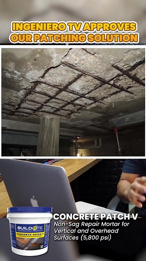 CONCRETE PATCH V is a non-sag repair mortar with shrinkage compensation properties. It can achieve up to 5,800 to 6,000 psi of compressive strength after 28 days. It allows vertical and overhead application of a single-layer with 40mm thickness without using formworks. #diy #fyp #construction #concreterepair #Columndamage #Honeycomb #Concrete #Concretesolutions #Concreteproblems #concretedamage #concretespalling #spalledconcrete #columnrepair #nonsagmortar #repairmortar #injectionepoxy #columncr