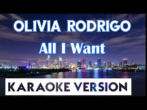 Olivia Rodrigo - All I Want (Karaoke/Instrumental)