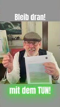 ☁️✨ Clouds are created: Airbrush painting & the eraser trick Your creative break