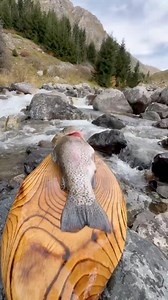 3M views · 35K reactions | Fresh Salmon & Blueberry Cakes 襤 #fish #salmon #fishing #survival #thenikosknife #outdoorcooking | The Nikos Knife | Facebook