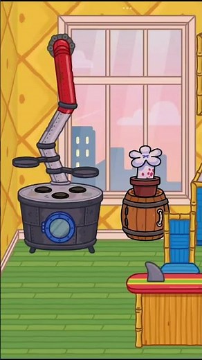 I TRANSFORMED My Toca Boca Kitchen Into SPONGEBOB'S HOUSE! 🤯🍍 #tocaboca
