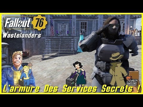 Fallout 76 Wastelanders - SECRET SERVICE ARMOR INTRODUCED! + VENDING MACHINE BUG!