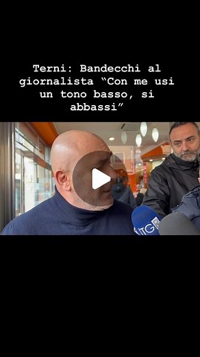Radio Tele Galileo | #Terni: #Bandecchi al giornalista “Con me usi un tono basso, si abbassi” | Instagram