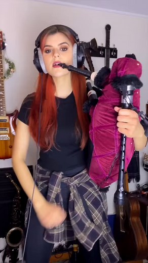 Hells Bells - AC/DC with bagpipes of course #bagpipes #bagpiper #acdc #hellsbells | Ally the Piper