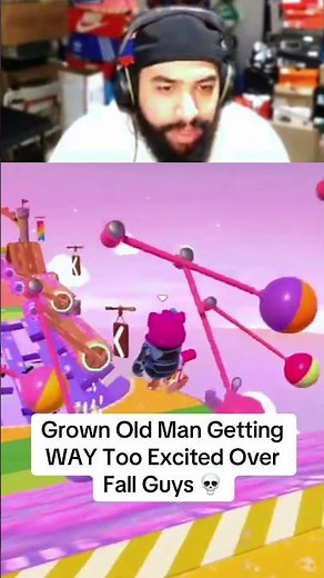 Grown Man Getting WAY Too Excited Over Fall Guys #shortsviral