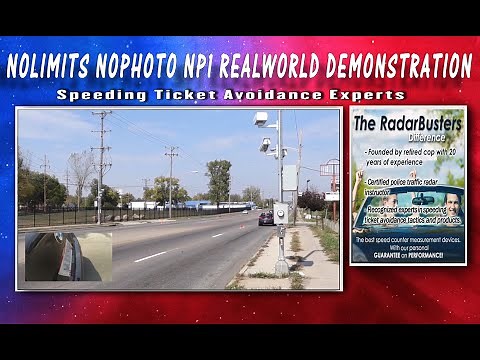 NoLimits NoPhoto NP1 Redlight Speed Camera Jammer Realworld Demonstration