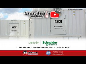Tablero de Transferencia ASCO Serie 300.
