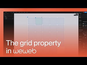 How to use the grid property in WeWeb