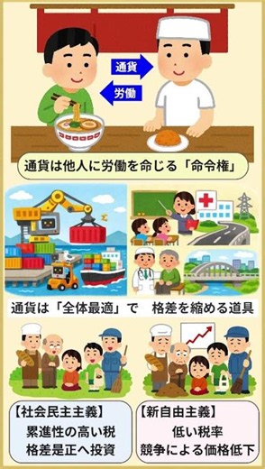 全体最適の社会民主主義 vs 個別最適の新自由主義