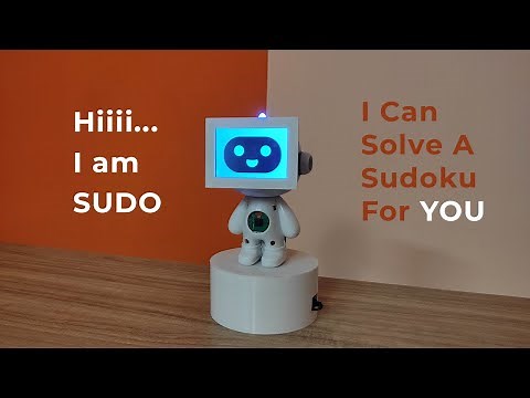 SUDO V2: A Speech Controlled ML based Sudoku Solving Robot using Raspberry Pi Demo