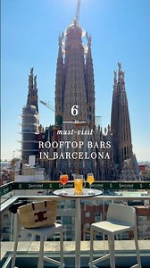 🇪🇸🍹6 Best Rooftop Bars in Barcelona #barcelonatravel #barcelonafood #spaintravel #spaintrip