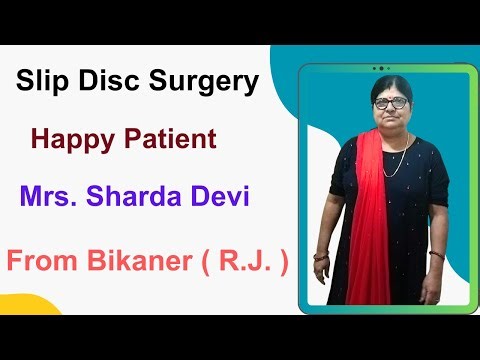 Slip Disc Surgery- Happy Patient Testimonial. (Disc prolapse/Disc herniation/ Lumbar PIVD operation)