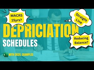 Depreciation Schedule | How to Calculate the 3 most used Depreciation Schedules in Excel!!