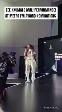 Zee Nxumalo Mali Performance at MetroFM Awards #zeenxumalo #performance #metrofm #amapiano #awards