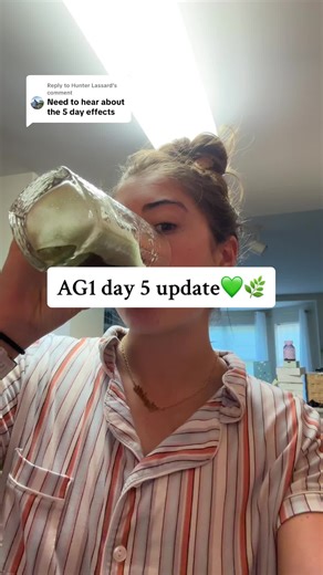 AG1 Day 5 Update: Improved Digestion & Energy Boost