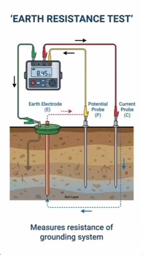 Earth Resistance Test Kaise Karein (Step-by-Step):Yeh video dikhata hai ki digital earth tester ka