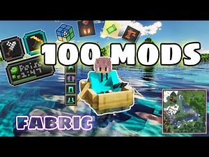 A compilation of 100 Fabric Mods & Packs for Minecraft 1.21 Java.