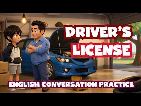 Driver's License - Car Drive - Automobile - Traffic Rules - English Practice - Key Vocabulary Review