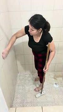 Here's the result of the filthy bathroom 🙈🫠 #cleaning #bathroom