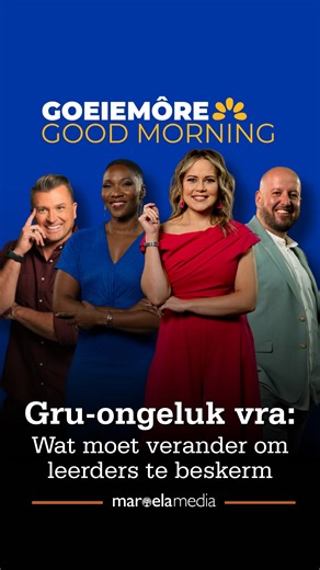 [Promosie] 🚨 Ongeluk vra wat moet verander om leerders te beskerm Ná die gru-ongeluk naby Vanderbijlpark wat die lewe van 13 leerders geëis het, is dringende vrae oor leerdervervoer en padveiligheid weer op die voorgrond. Elsa Esterhuizen van “Goeiemôre Good Morning” het met Petro Kruger van die Stigting vir Padveiligheid gesels oor Maroela Media se berigte oor dié ongeluk en wat dringend moet verander om kinders op ons paaie beter te beskerm. Petro verduidelik waar leerdervervoer in die steek 