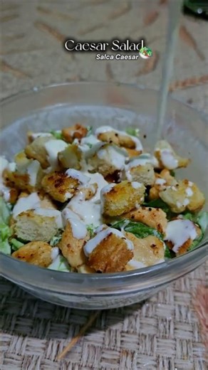 Caesar Salad #fypシ #viralreels #food #recipe #receta #salad #caesar #shqip #viral #fypage #foodie