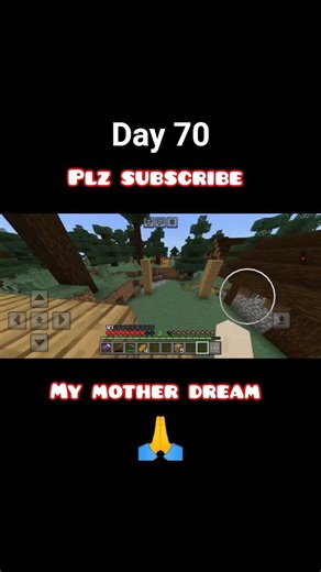 Minecraft completing Day 70 please subscribe ❤❤❤ #minecraft #viral