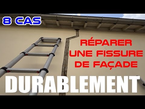 Repair a facade crack securely and permanently! (8 critical cases 100% reliable)