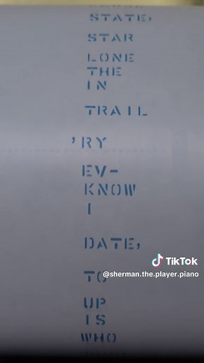 Sherman the Player Piano on TikTok