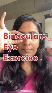 Binoculars eye exercises