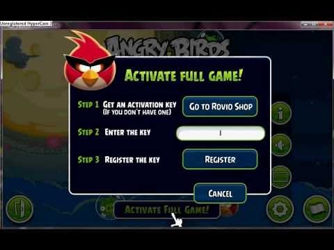Angry Birds Space Activation
