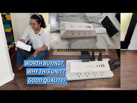 Desktop Power Strip with Surge Protection