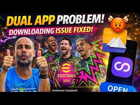 eFootball Dual App Working Fix 😳 Download Issue ഇനി ഇല്ല!