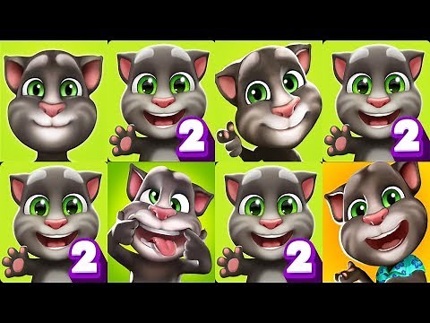 My Talking Tom vs My Talking Tom 2 Android Gameplay