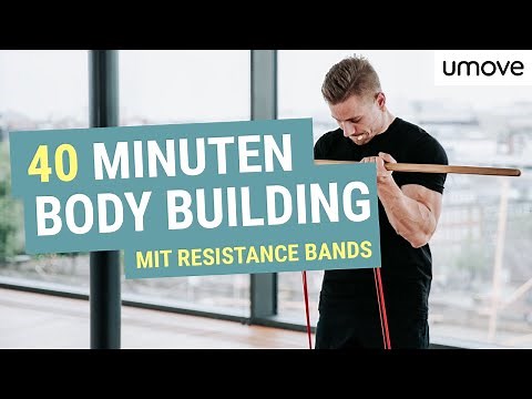 Muskelaufbau Workout für Zuhause | 40 Minuten Ganzkörper Resistance Band Workout zum LIVE mitmachen