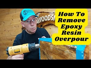 The Secret To Removing Overpour Drips On Your Epoxy Resin Projects - It's Super Easy