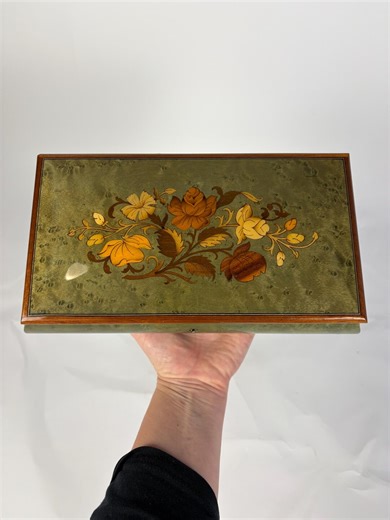 Vintage Reuge Italian Music Box | Swiss Musical Movement Jewelry Storage - Etsy