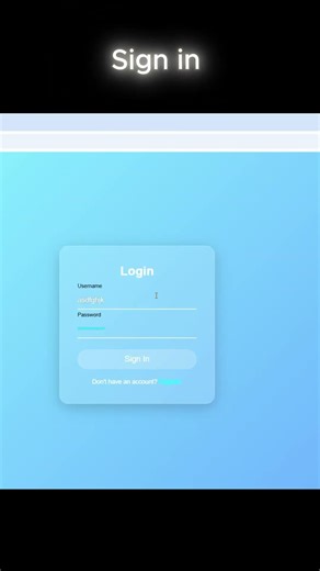 Pure HTML & CSS Glassmorphism Login Page — Day 48 💻 #WebDesign #Day48Challenge”