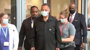 Rev. Jesse Jackson hospitalized after falling at protest at Howard University