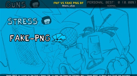 FNF' VS FAKE PNG BF Mod for Friday Night Funkin' | FNF Mods